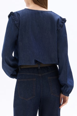 Top - Marineblauw