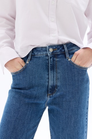 Jeans Straight - Marineblauw