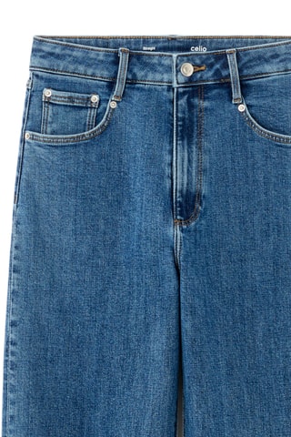 Jeans Straight - Marineblauw