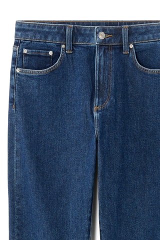 Jeans mom fit - Marineblauw