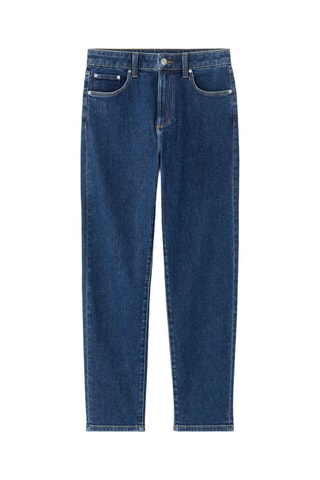 Jeans mom fit - Marineblauw