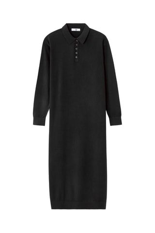 Polo-jurk - Zwart
