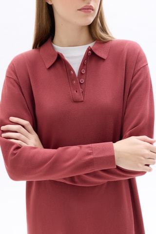 Polo-jurk - Oudroze