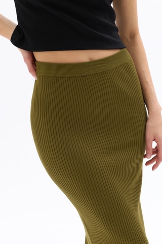 Midirok Hoge Taille - Kaki