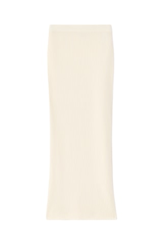 Midirok Hoge Taille - Ivoorkleurig