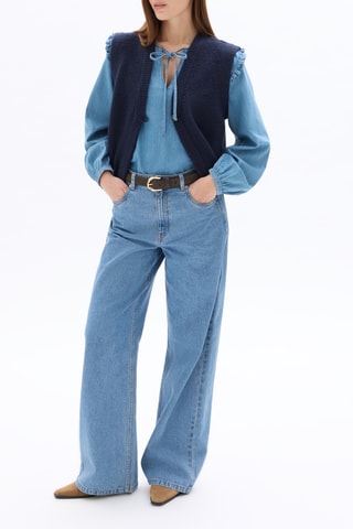 Mouwloos Vest - Marineblauw