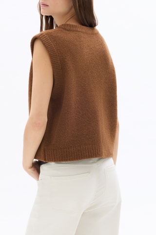 Mouwloos Vest - Bruin