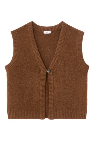 Mouwloos Vest - Bruin