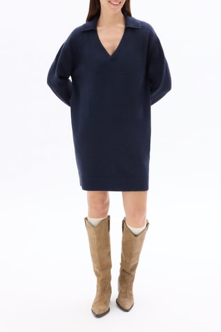 Trui-jurk - Marineblauw