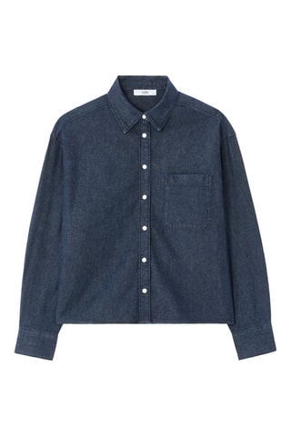 Blouse relaxed - Marineblauw