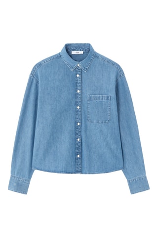 Blouse relaxed - Hemelsblauw