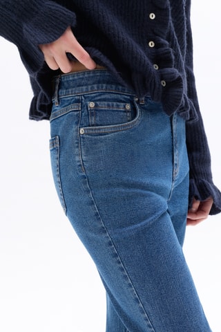 Jeans Flare Cut - Marineblauw