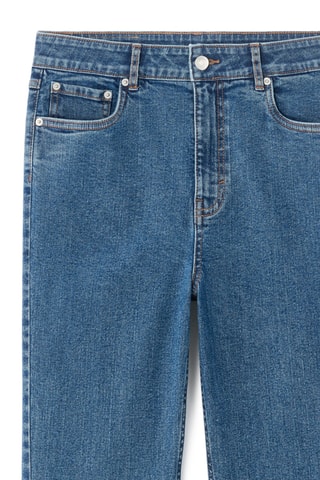 Jeans Flare Cut - Marineblauw