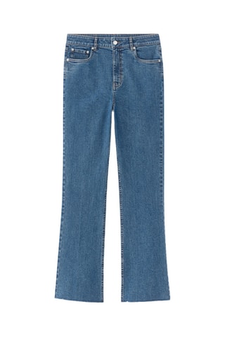 Jeans Flare Cut - Marineblauw