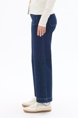 Jeans wide legs - Marineblauw
