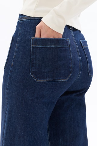 Jeans wide legs - Marineblauw