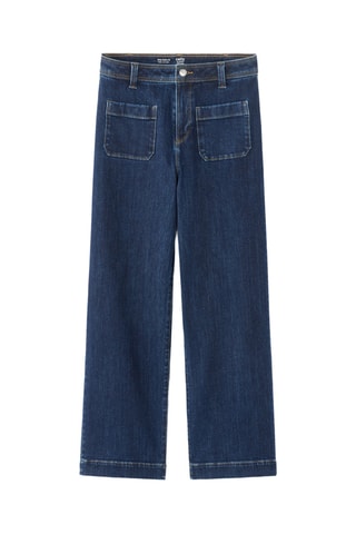 Jeans wide legs - Marineblauw