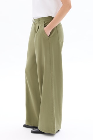 Broek Wide Legs - Kaki