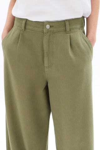 Broek Wide Legs - Kaki