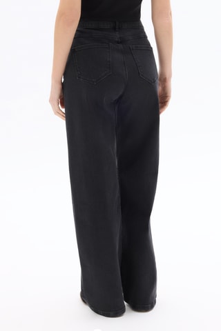 Jeans wide legs - Zwart