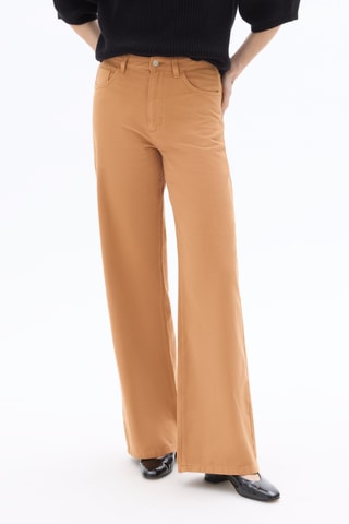 Broek Wide Legs - Camel