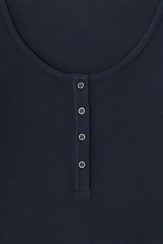 T-shirt Slim Fit - Marineblauw