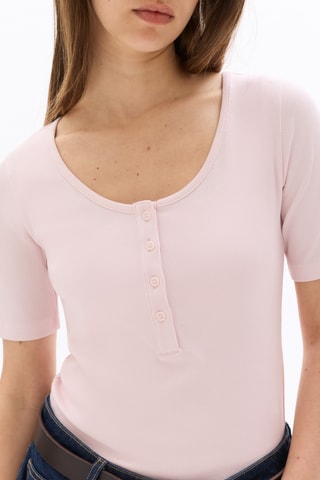 T-shirt Slim Fit - Roze