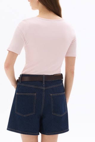 T-shirt Slim Fit - Roze