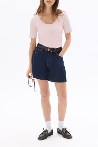 T-shirt Slim Fit - Roze