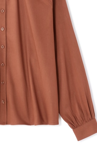Blouse straight - Steenrood
