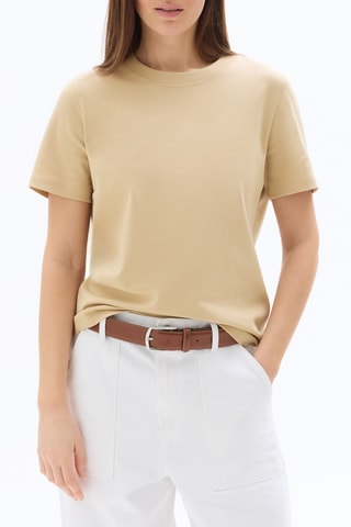 T-shirt regular - Beige