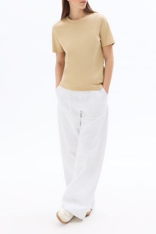 T-shirt regular - Beige