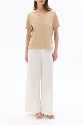 T-shirt regular - Beige