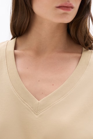 T-shirt regular - Beige