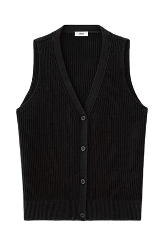 Mouwloos Vest - Zwart