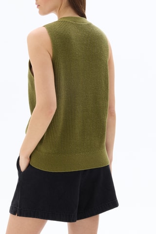 Mouwloos Vest - Kaki