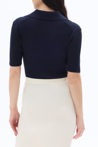 Top - Marineblauw