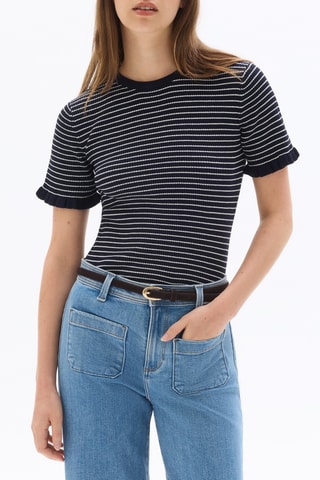 Top - Marineblauw