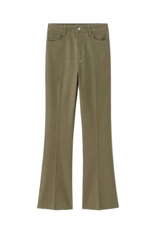 Broek Flare Cut - Kaki