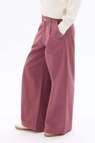 Broek Wide Legs - Oudroze