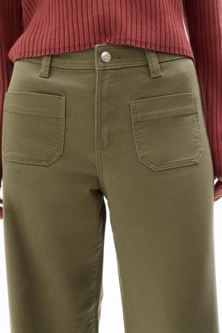 Broek Wide Legs - Kaki