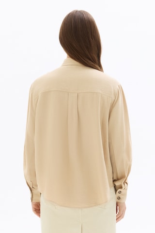 Blouse straight - Lichtbeige
