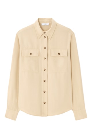 Blouse straight - Lichtbeige