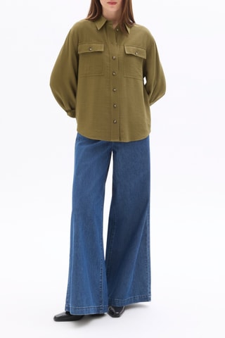 Blouse straight - Kaki