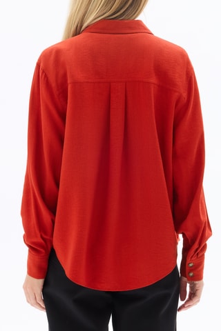 Blouse straight - Rood