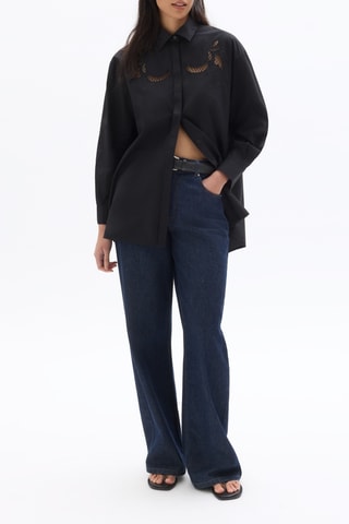Oversized Blouse - Zwart