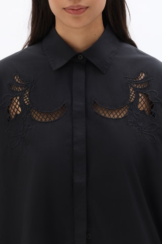 Oversized Blouse - Zwart