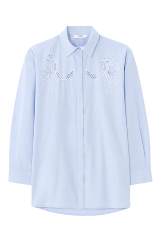 Oversized Blouse - Hemelsblauw