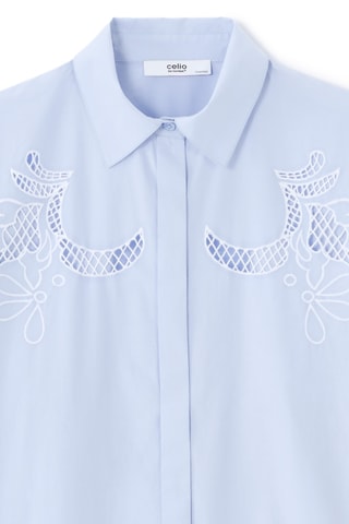Oversized Blouse - Hemelsblauw
