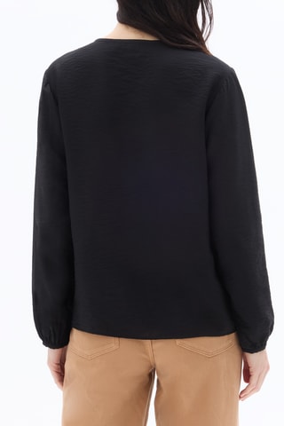 Blouse relaxed - Zwart